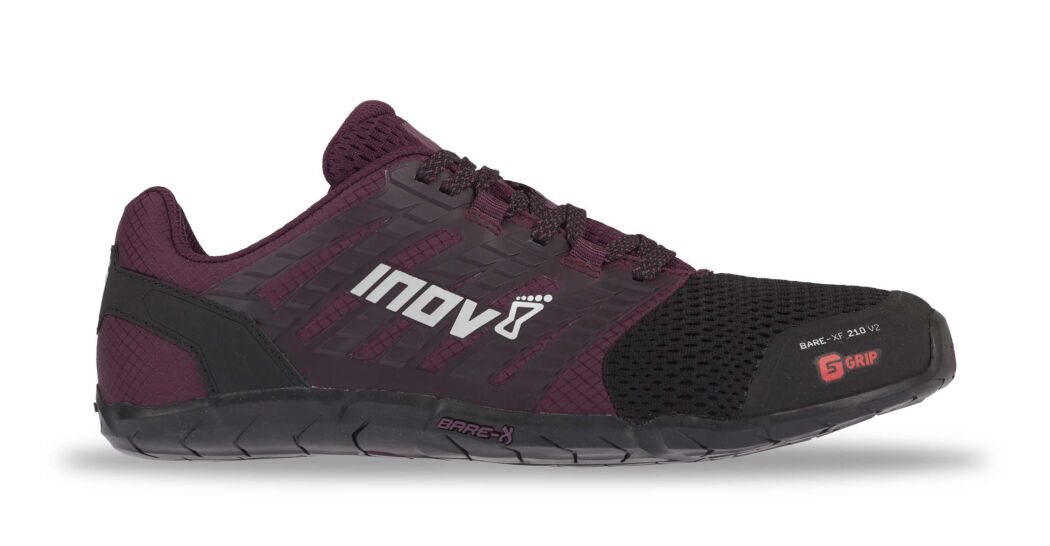 Buty Treningowe Inov-8 Bare-xf 210 V2 Damskie Czarne/Fioletowe IUT-148763